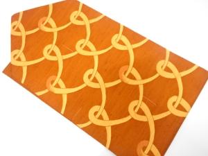 未使用品　網目模様織り出し　名古屋帯